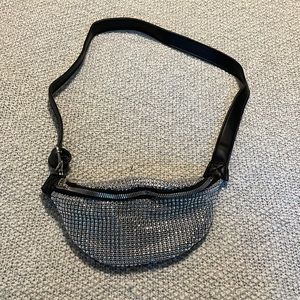 SHEIN Rhinestone Belt Bag
